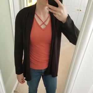 Black Always Indigo Cardigan